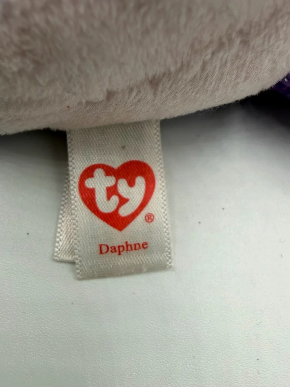 TY Beanie Boos Daphne Purple Dragon Plush 7
